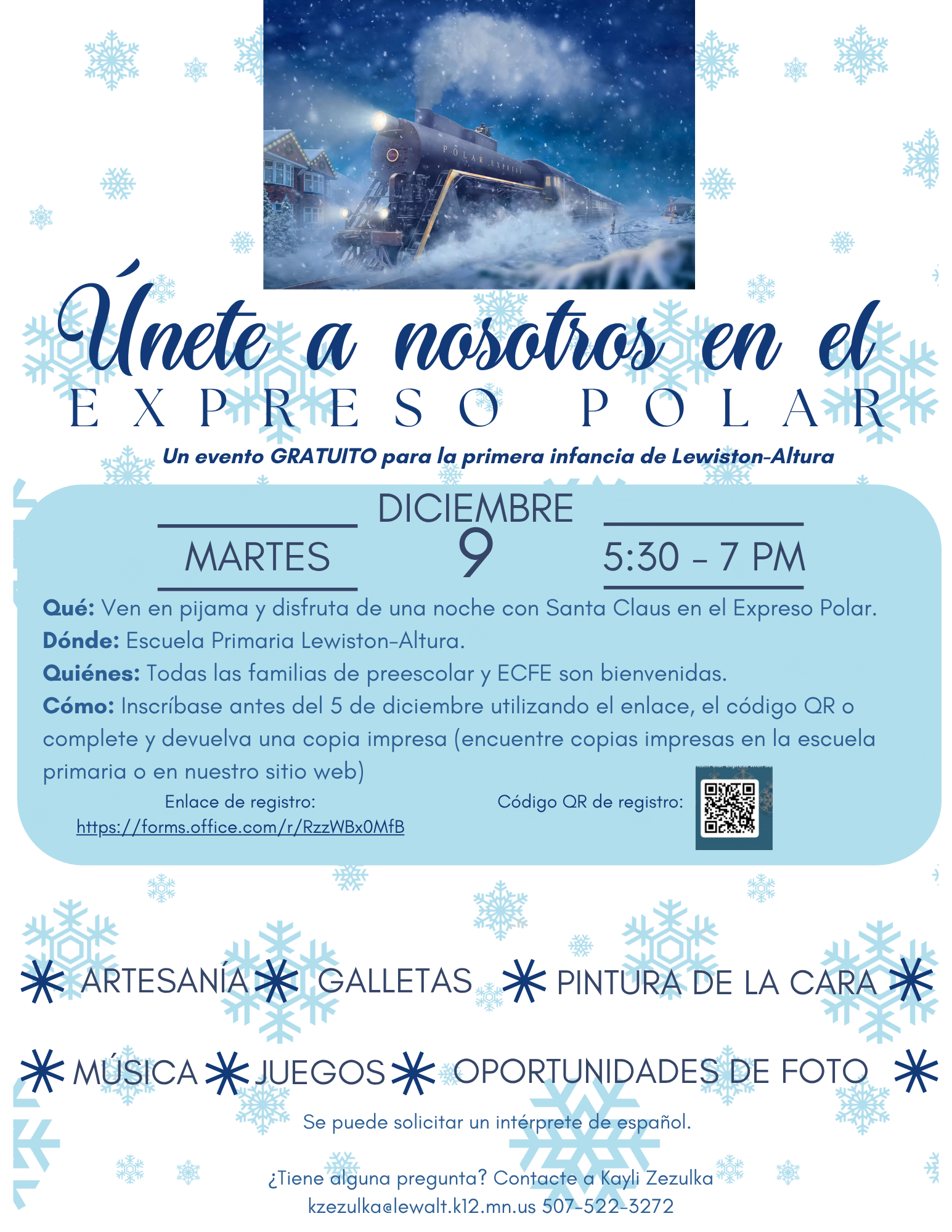Polar Express Spanish